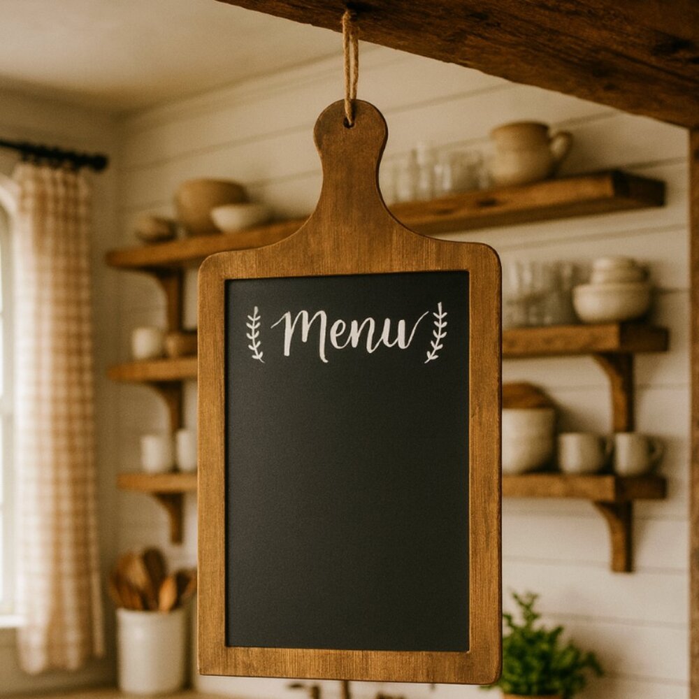 NWT Chalkboard Country Farmhouse Style Menu